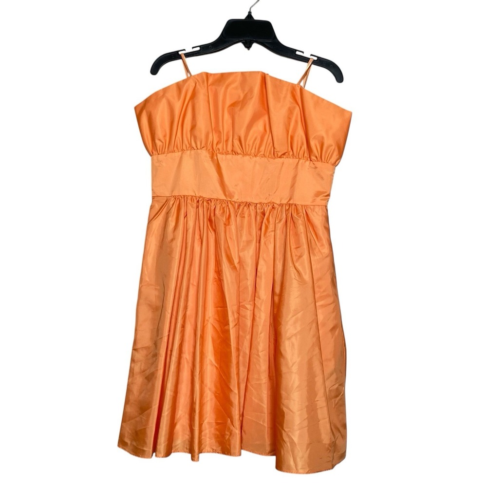Liv Foster Tissue Taffeta Mini Dress Anthropology Women's 8 Wedding Prom Evening - Picture 3 of 16